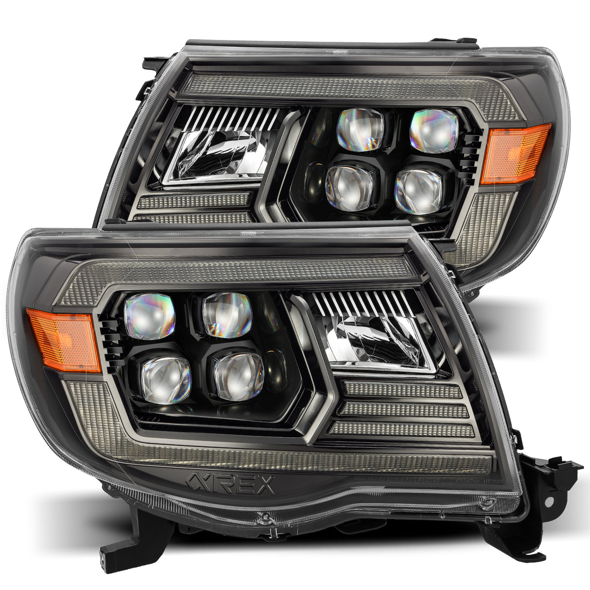 AlphaRex 880744 LED Projector Headlights in Alpha-Black