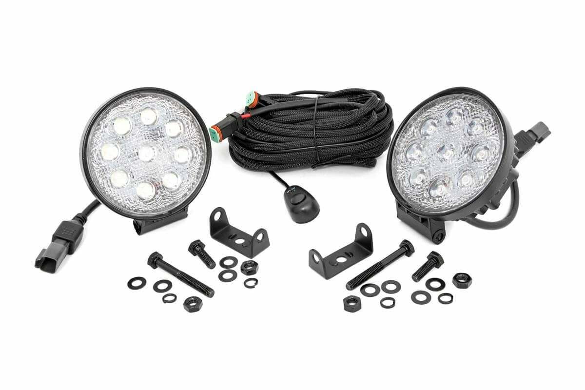 Rough Country 70804 Chrome Series LED Light Pair - 70804