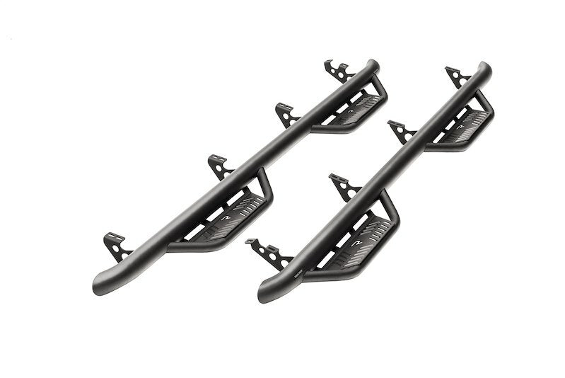 N-FAB - Podium Step; Lg Textured Black; 3 In. Main Tube Diameter; W/out Bed Access - HPD1573QC-TX