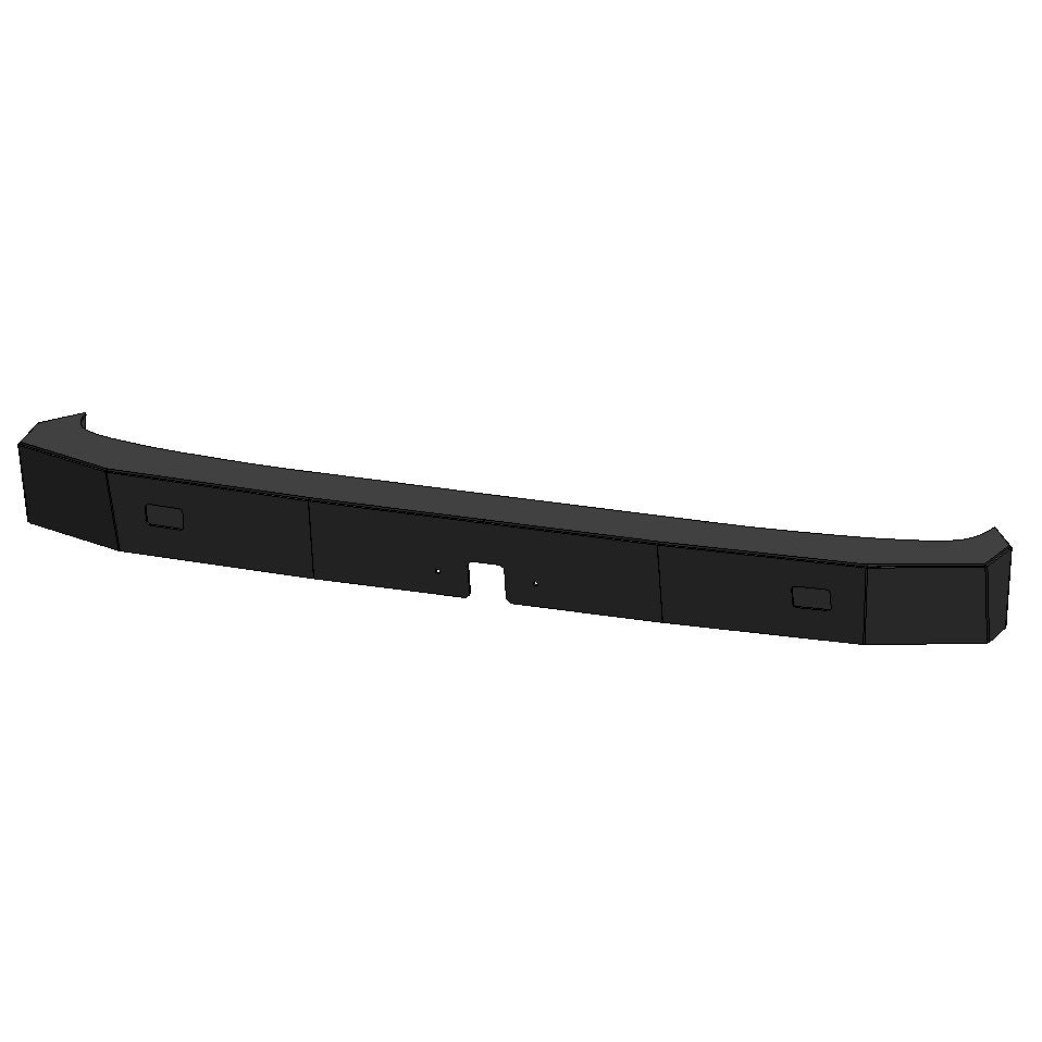 Aluminess 210284.1 Slimline Rear Bumper