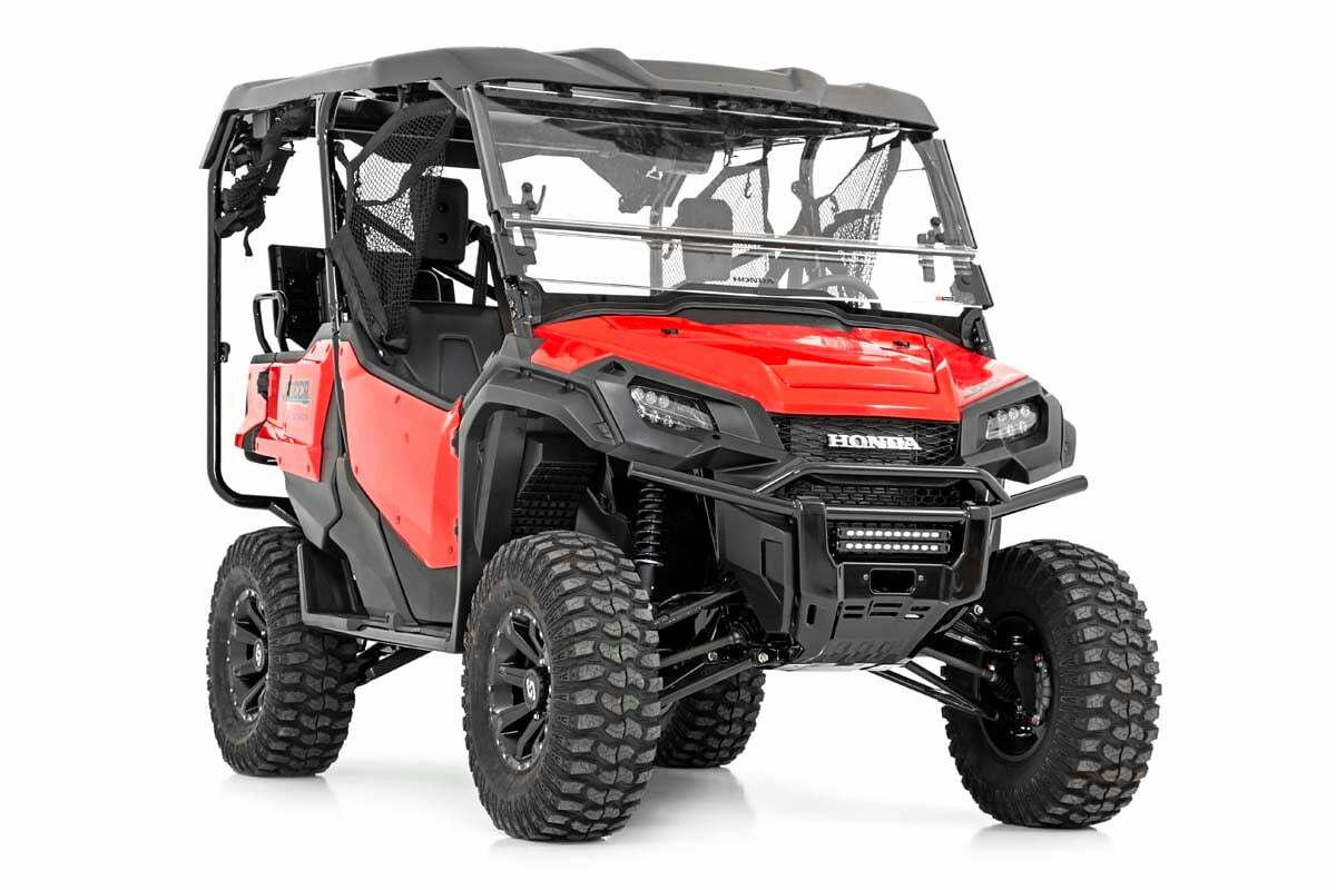 Rough Country - LED Light - Bumper Mount - 10" Black Slimline Pair - Honda Pioneer 1000 Pioneer 1000-5 - 92004