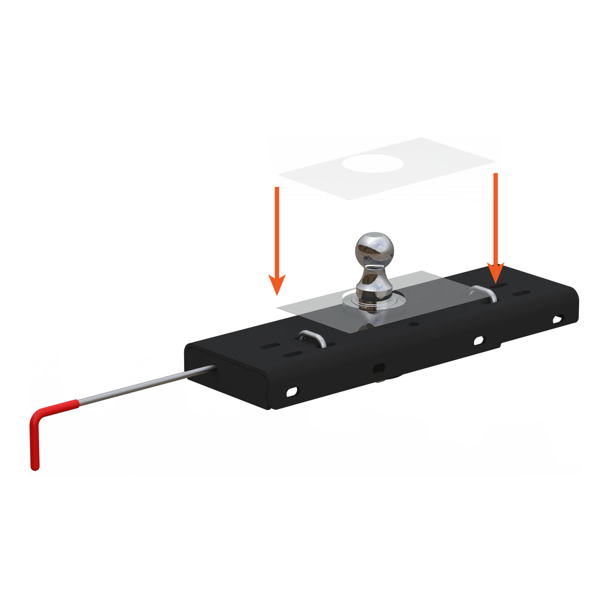 Curt - Gooseneck Hitch Isolator Film for Aluminum Truck Beds - 60910