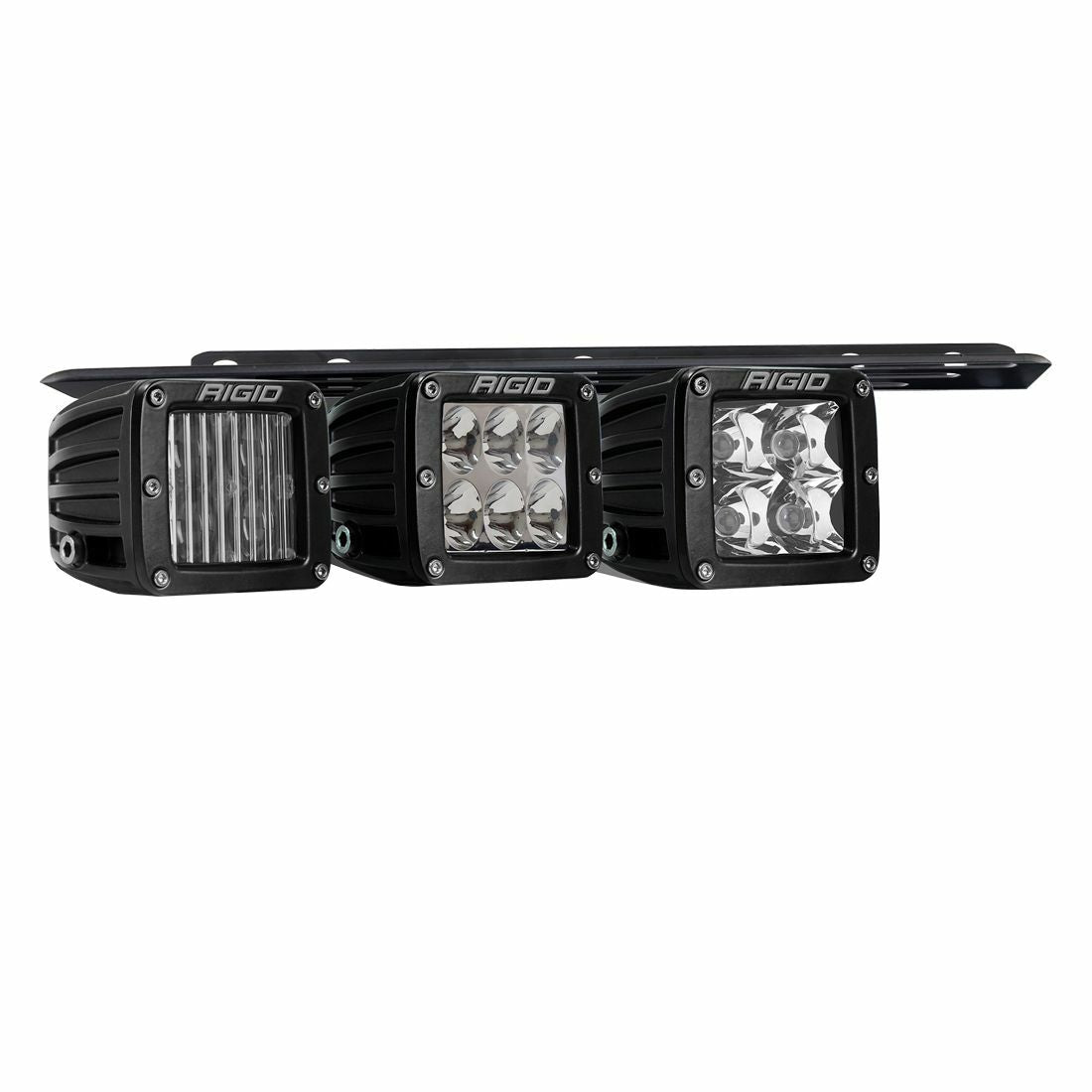 RIGID - Ford Raptor 21-23 Triple Fog Light Kit - 46738