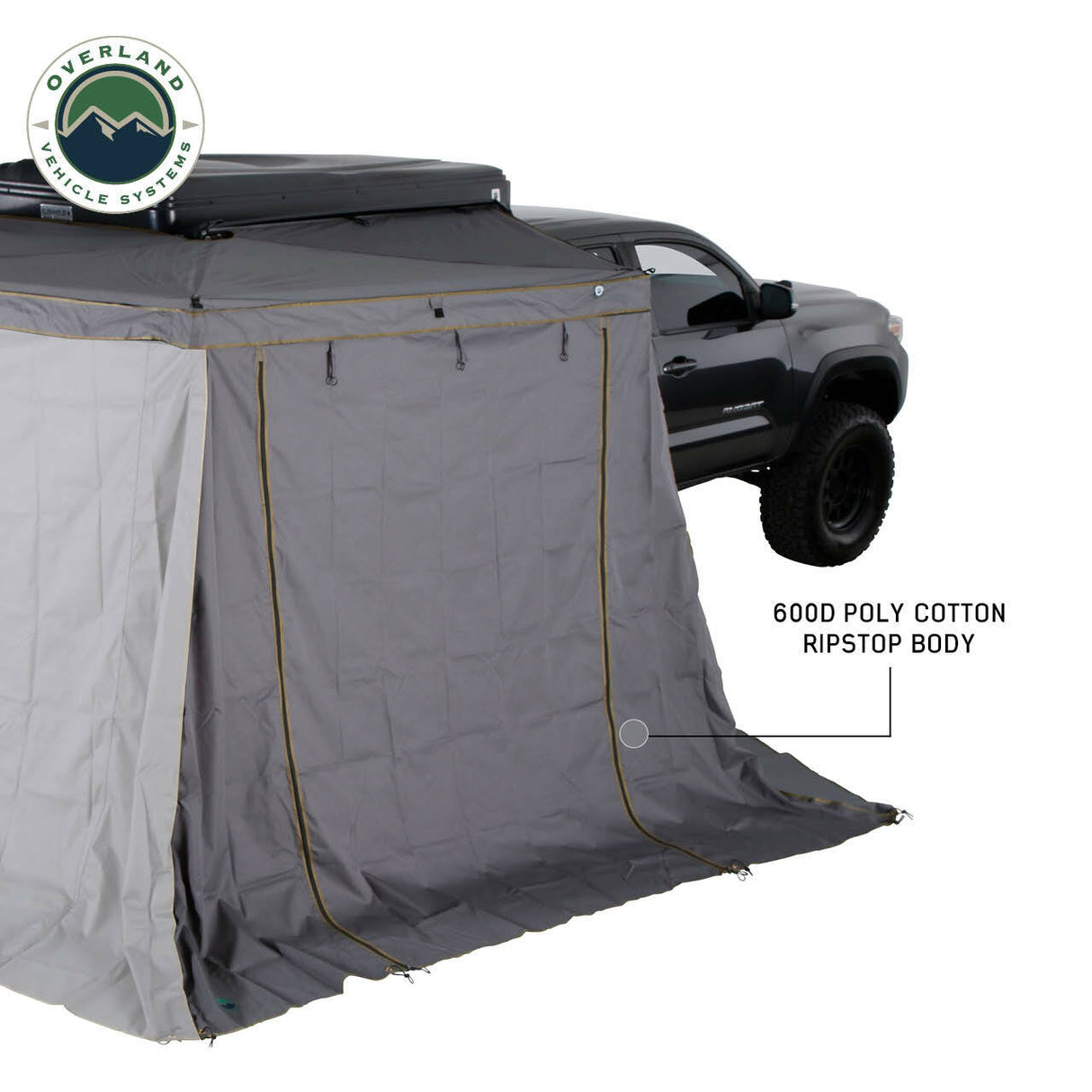 Overland Vehicle Systems - Nomadic Passenger Side Walls 1 & 2 270 LTE Awning Wall Kit - 18349909