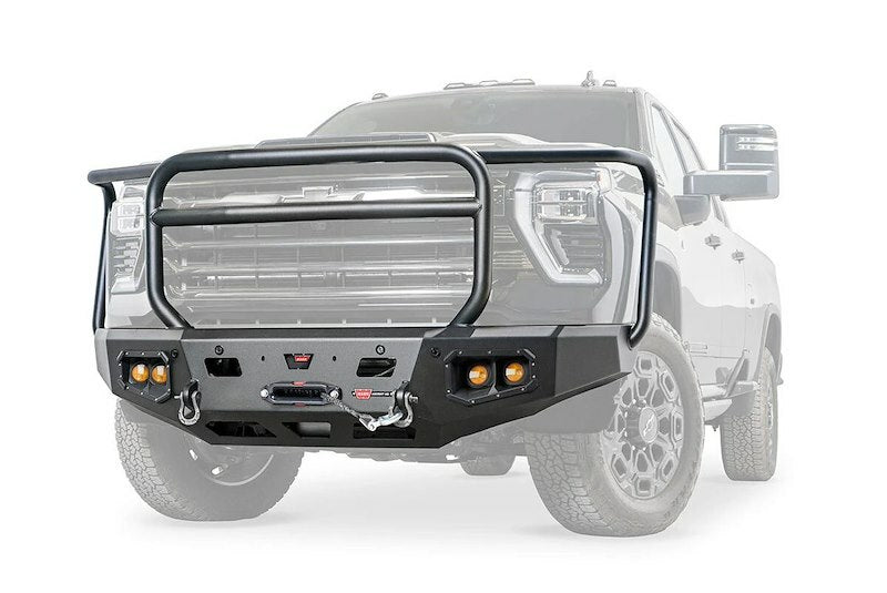 Warn - ASCENT HD BUMPER SILVERADO HD WITH FULL GUARD - 110913