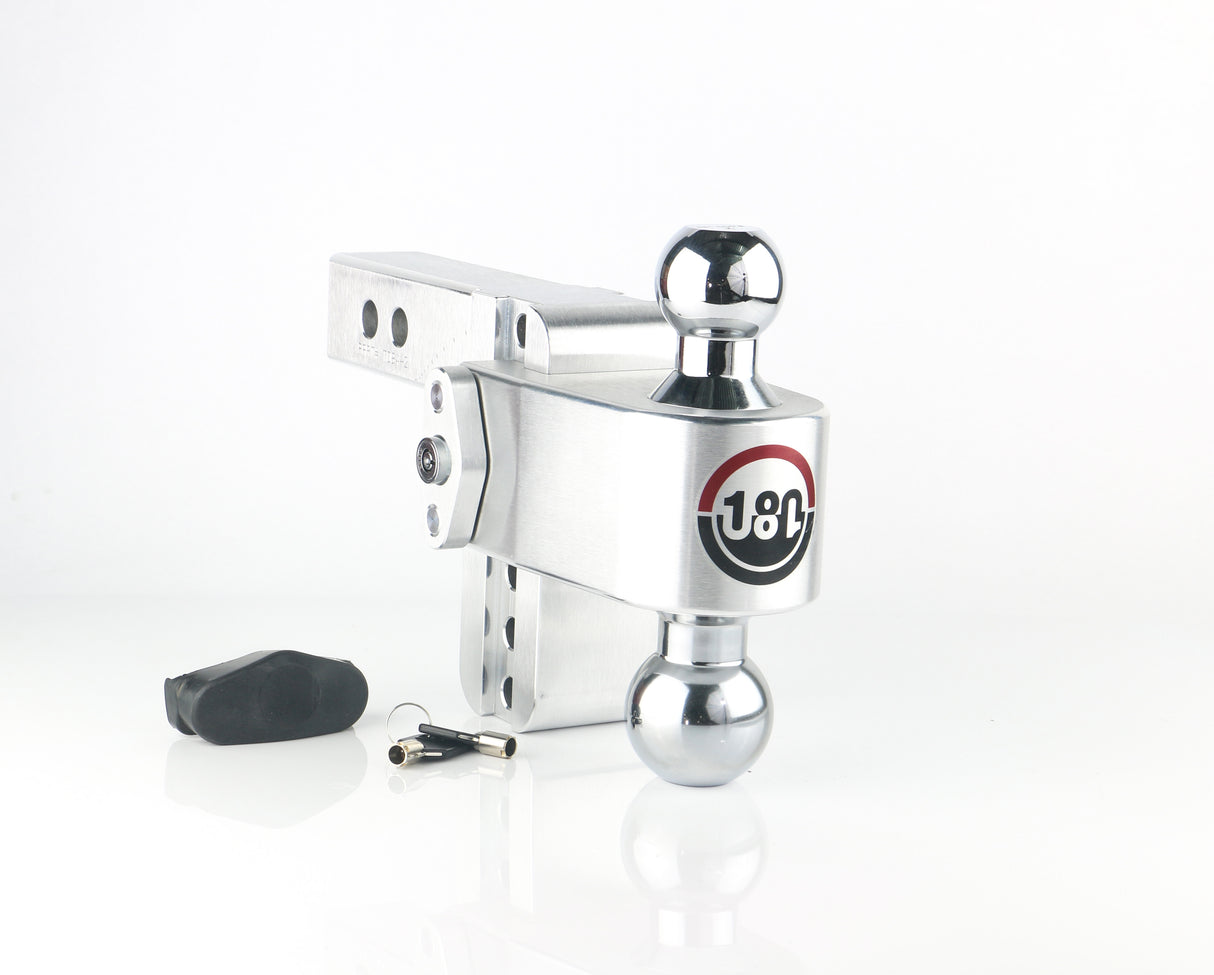 Weigh Safe - CTB4-2 Turnover Ball 4" Drop Hitch with 2" Shank