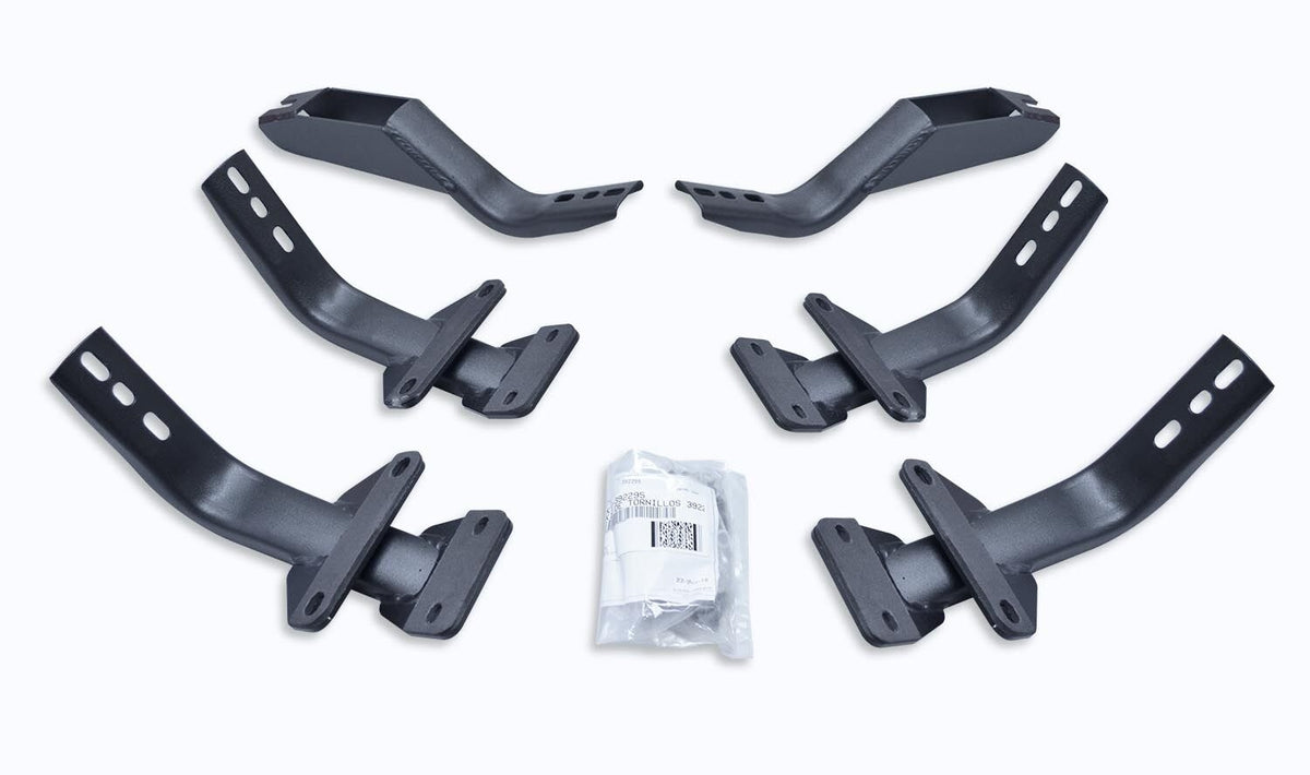 Go Rhino 6841565 - OE Xtreme Side Steps - Mounting Brackets Only -Textured Black