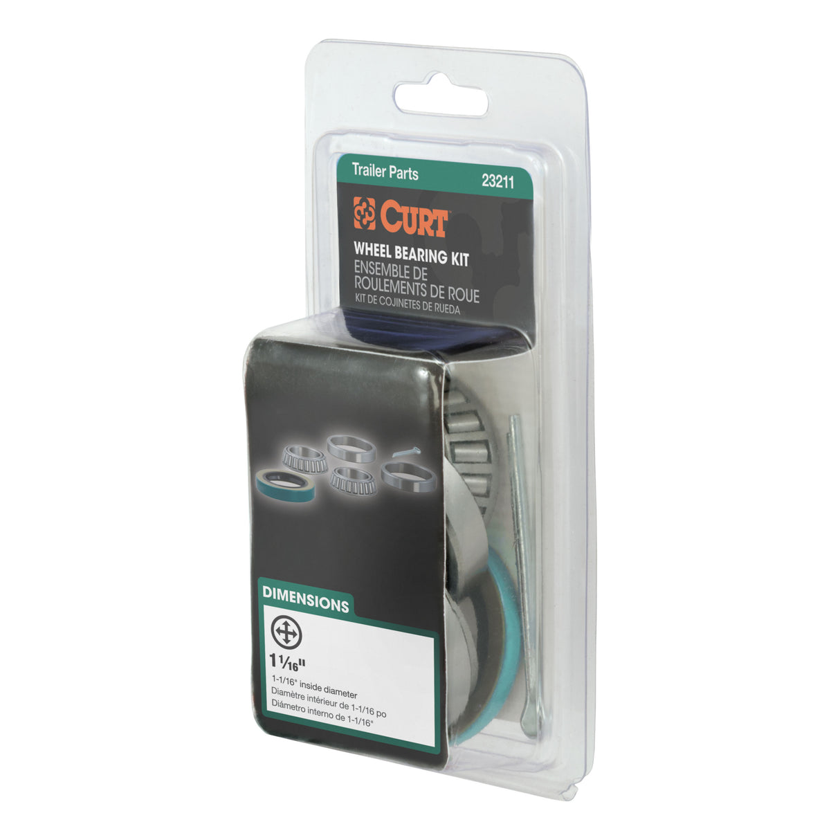 Curt - 1-1/16" Wheel Bearing Kit - 23211
