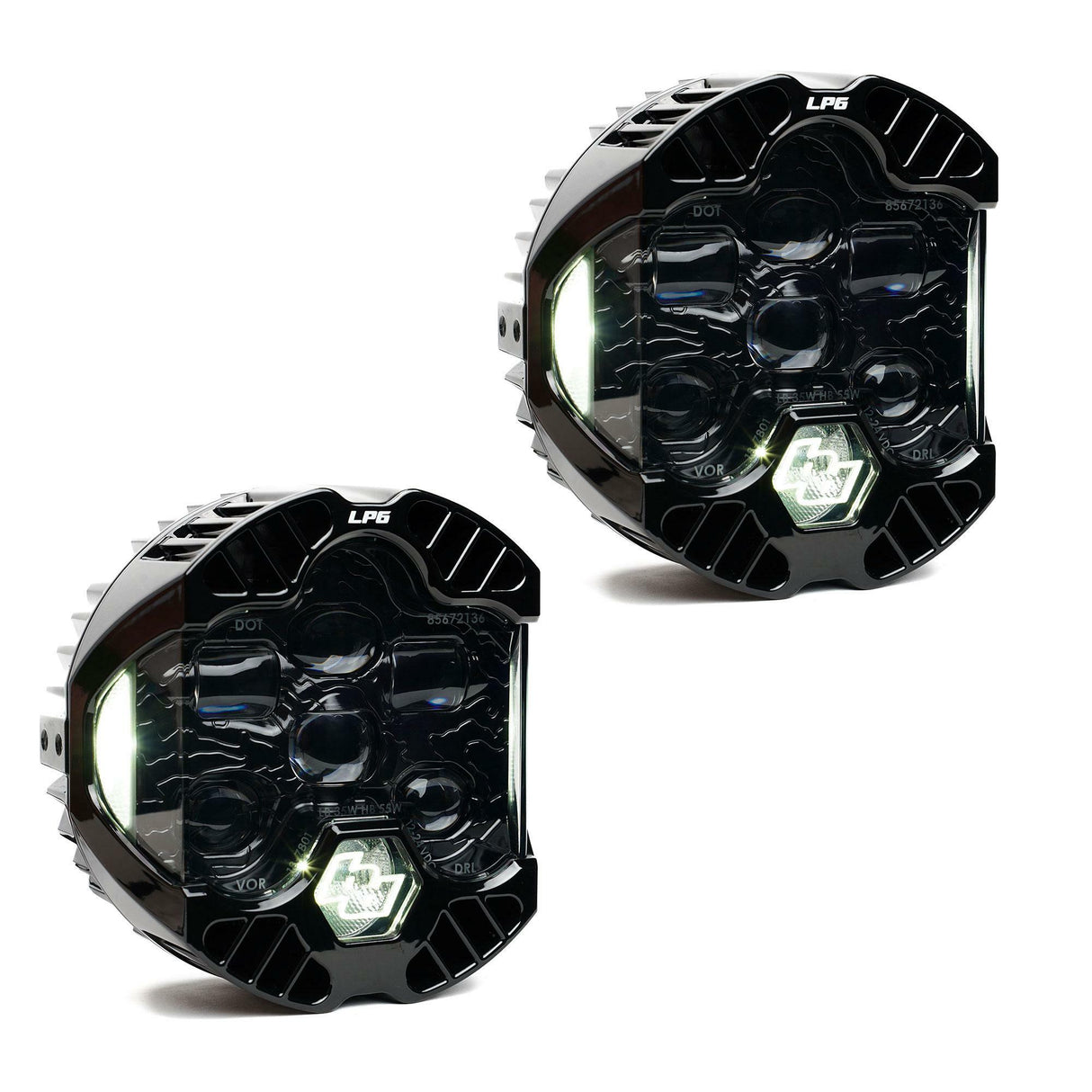 Baja Designs 18-7801 DOT LP6 LED Headlight Replacement Pair