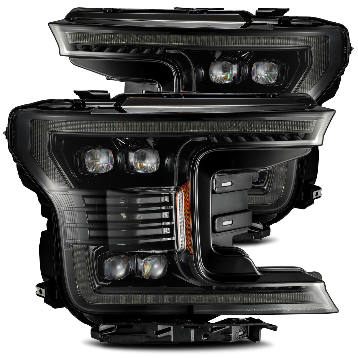 AlphaRex 880165 LED Projector Headlights in Alpha- Black