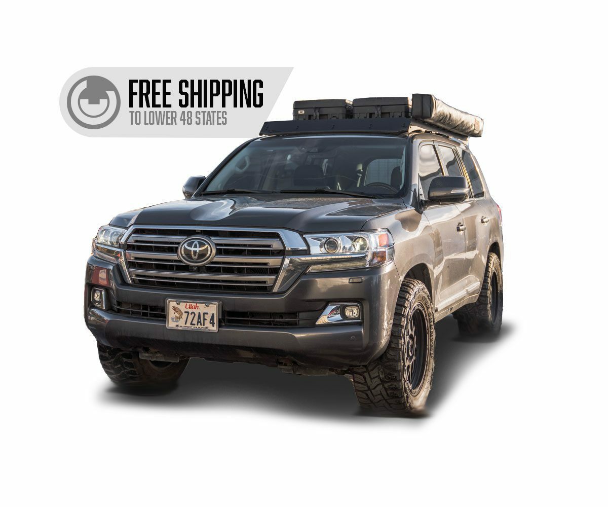 Prinsu - Toyota Landcruiser 200 Series / Early LX 570 Prinsu Roof Rack / Cutout for 40" Light Bars - 400-000-014-006