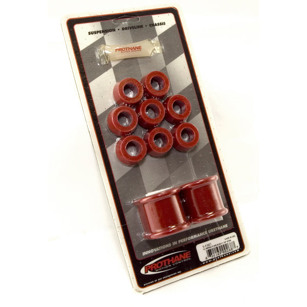 Front Swaybar Bushing Kit, Red, 1-1/8 Inches; 87-95 Jeep Wrangler YJ
