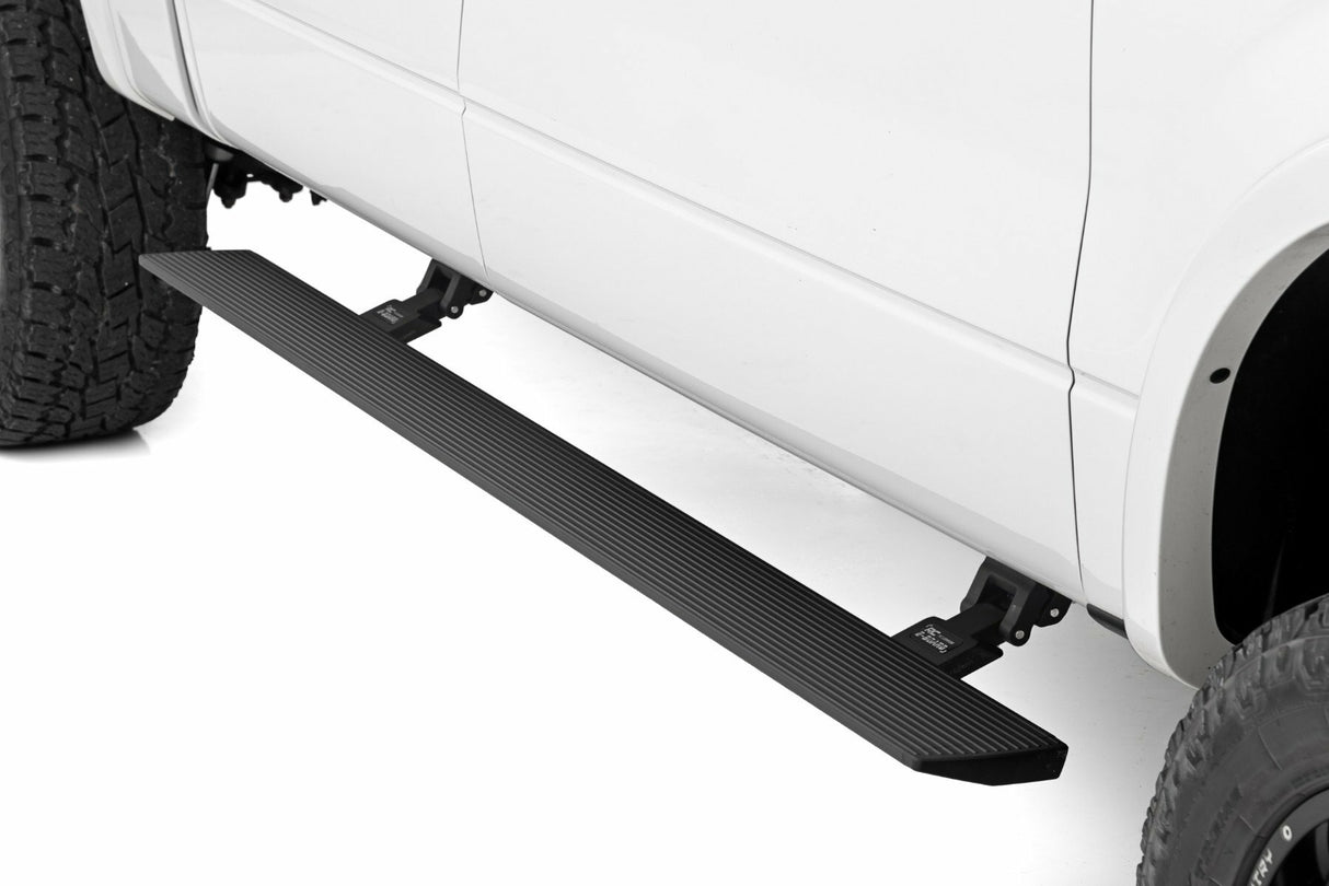 Rough Country - Power Running Boards - Lighted - Crew Cab - Ford F-150 F-150 Raptor (09-14) - PSR71529