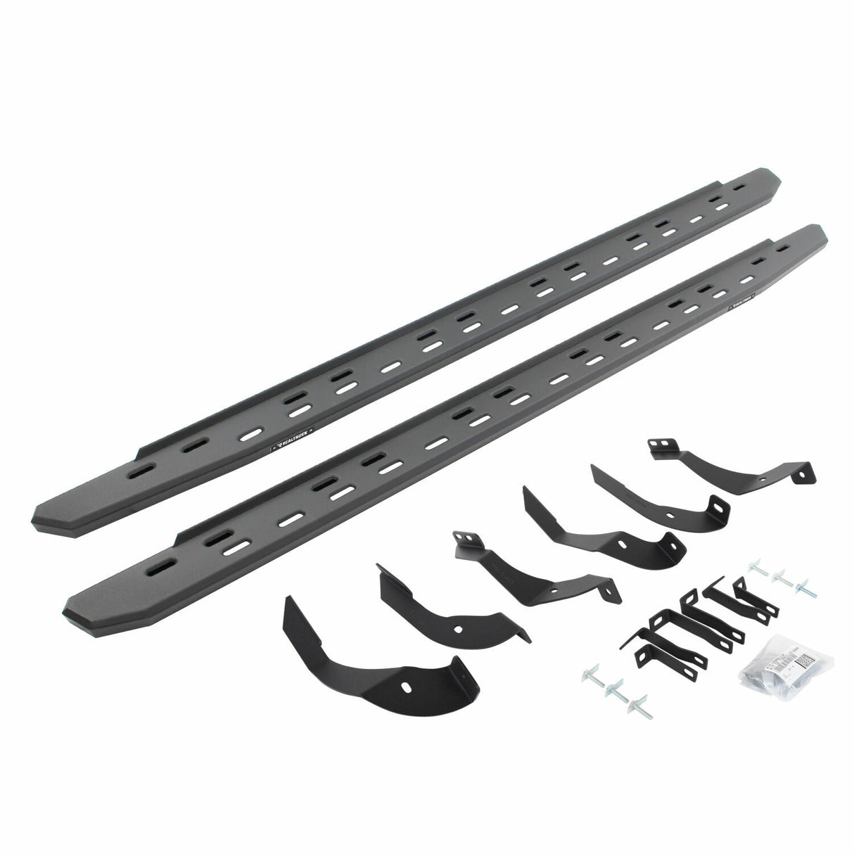 Go Rhino 69605187SPC - RB30 Slim Line Running Boards with Mounting Bracket Kit - Textured Black