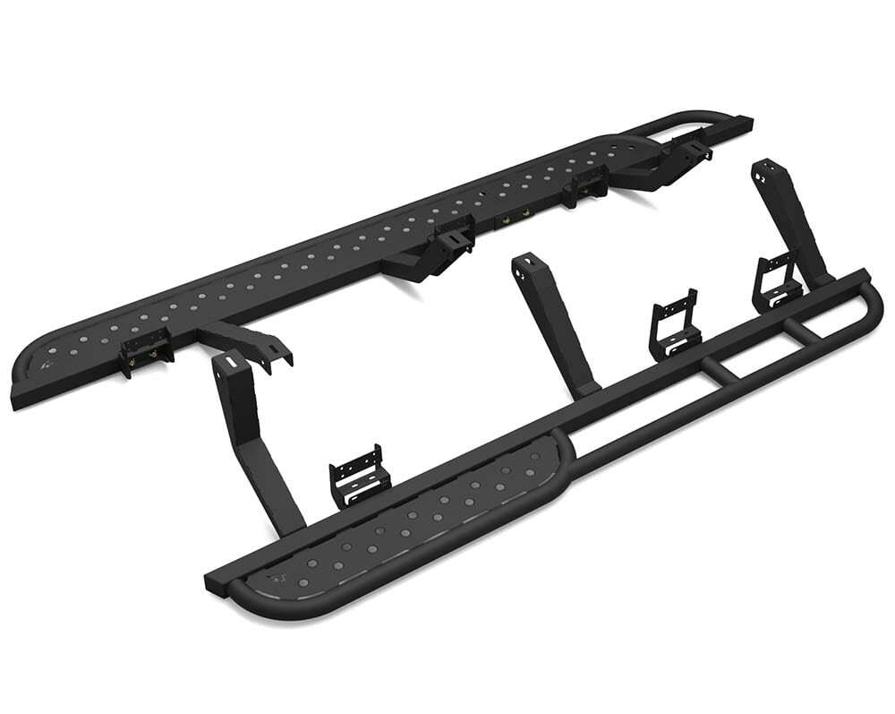 Flatline Van Co. - 2007-2025 Mercedes-Benz Sprinter 144 Side Steps - SP1114B