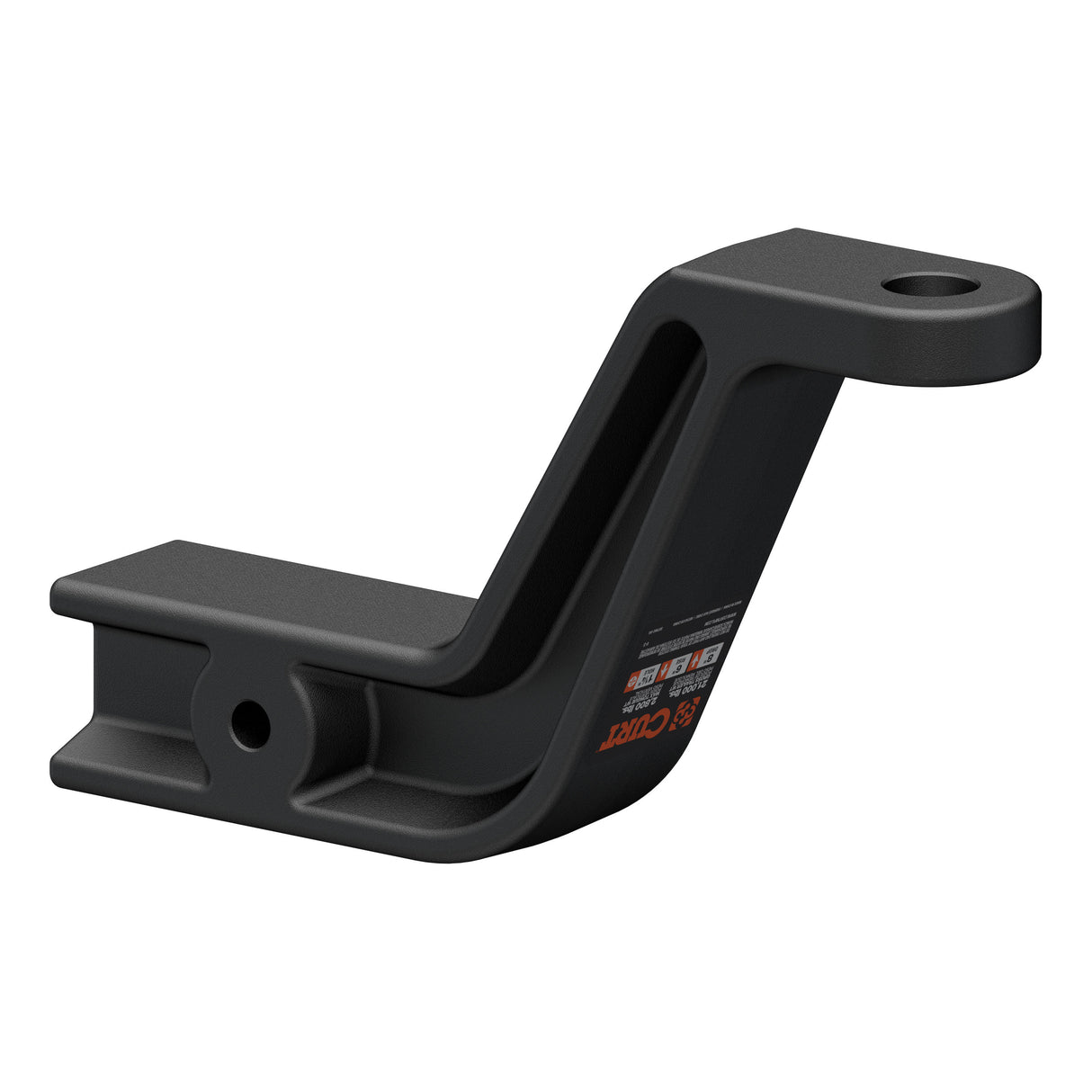 Curt - Industrial Duty Forged Ball Mount (3" Shank, 21,000 lbs., 8" Drop, 10-1/2" Long) - 45432