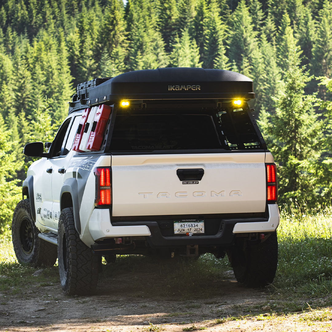 CBI - Toyota Tacoma Cab Height Bed Rack | 2024-2025 - Powder Coat Black - 500-000-010-033