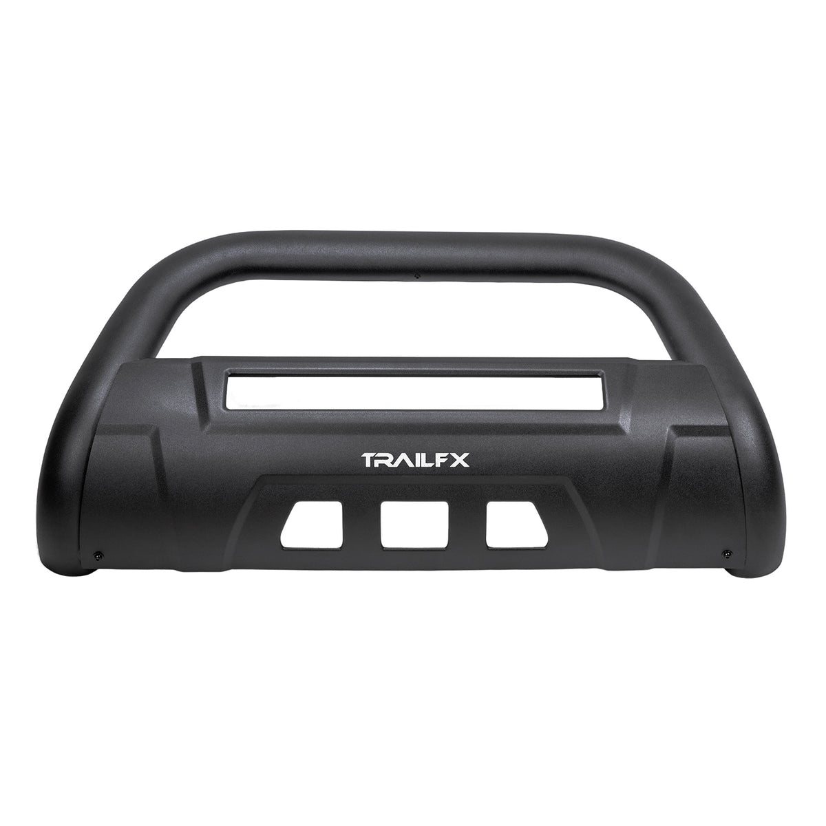 TrailFx - 3.5" Oval Bull Bar w/Light Option For Toyota Tundra- Black (B1614T)
