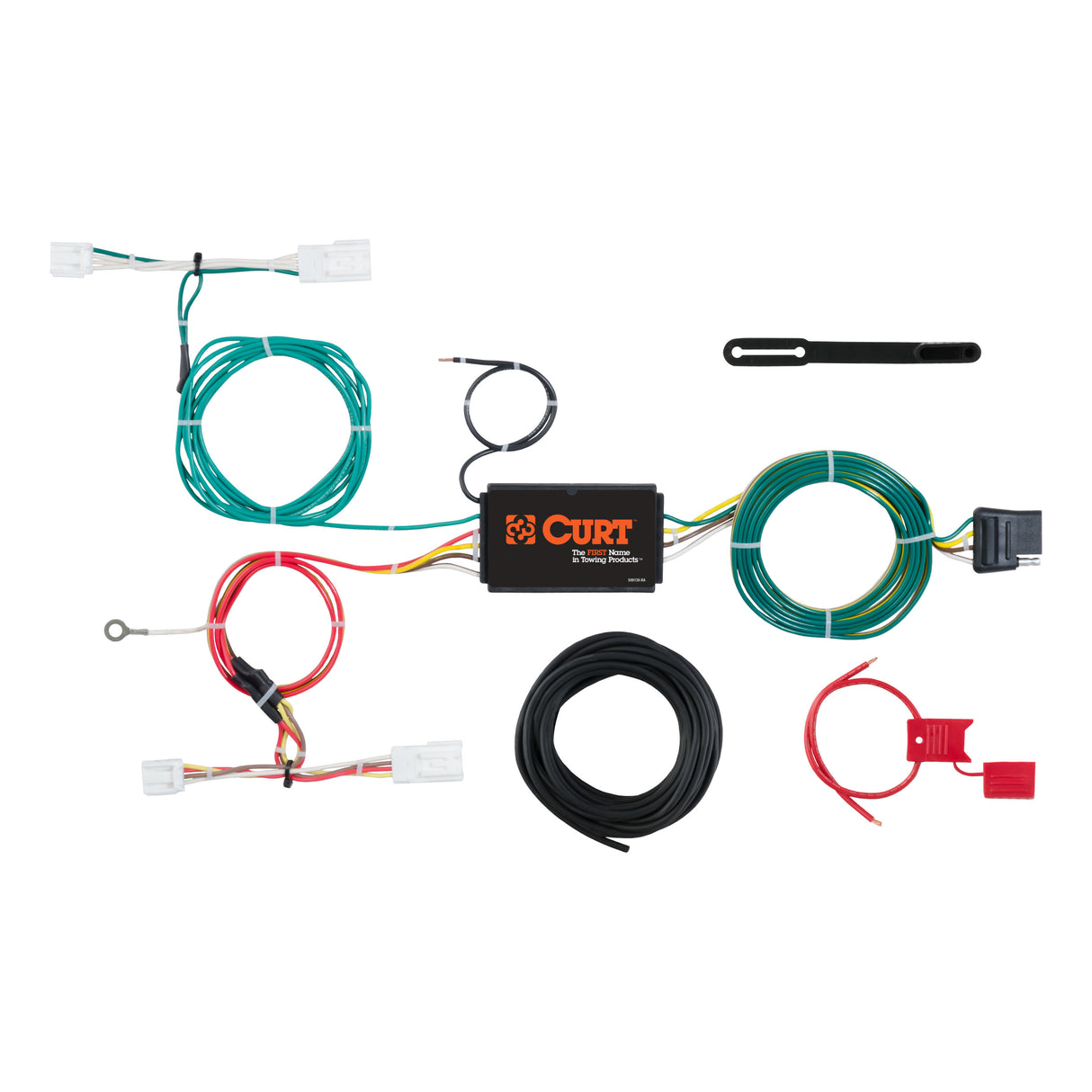 Curt - Custom Wiring Harness, 4-Way Flat Output, Select Lexus NX200t, NX300h - 56268