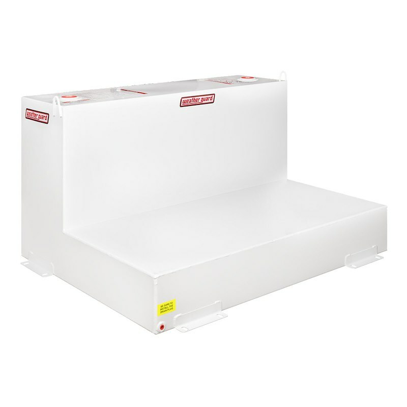 Weather Guard - Transfer Tank, L-Shape, 110 Gallon - Steel, White Finish - 362-3-02