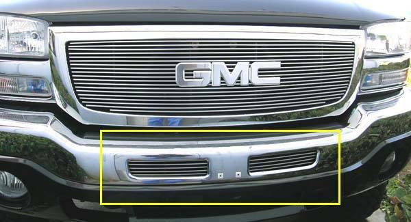 T-Rex Grilles - 1 Pc Horizontal Aluminum Billet Bumper Grille Bolt-On - 25201