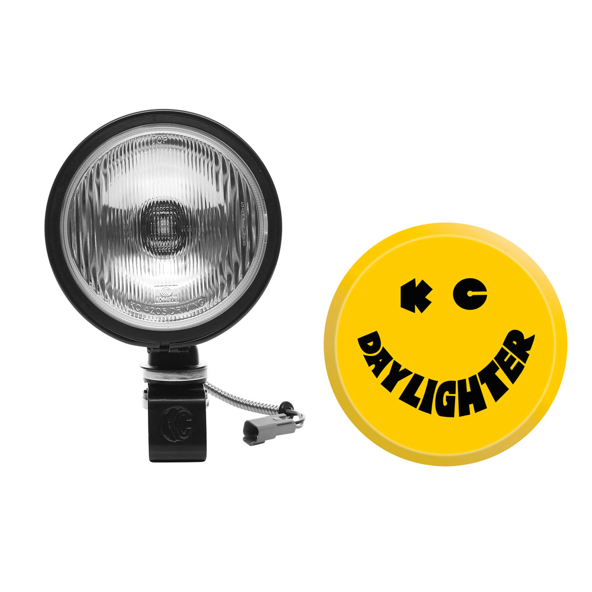 KC Hilites - 6" Daylighter Halogen - Black - KC #1234 (Spread Beam) - 1234