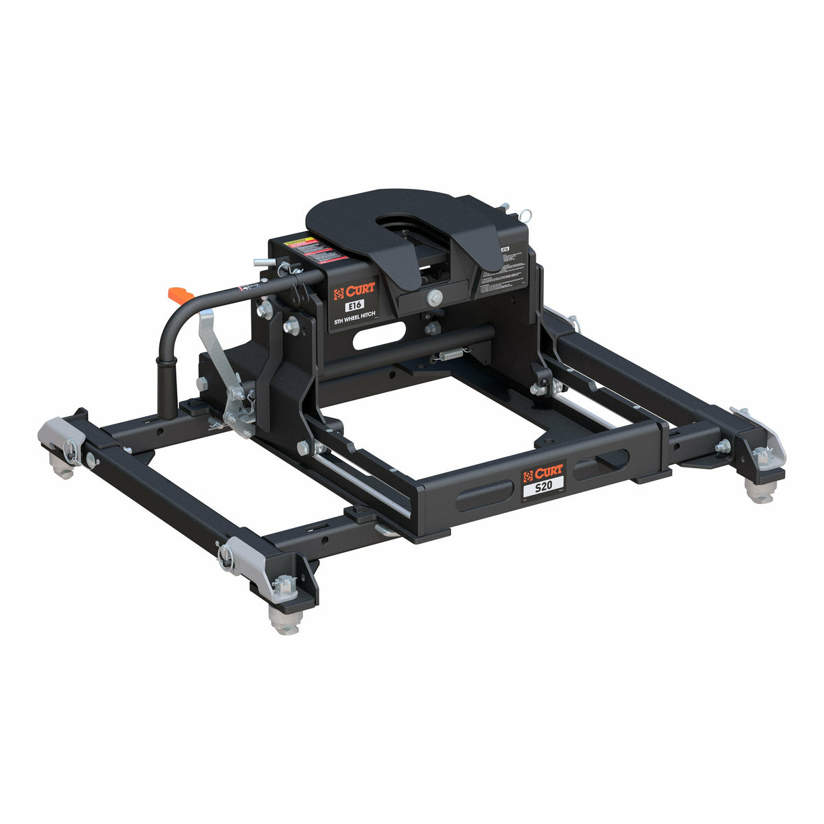 CURT 16076 E16 5th Wheel Trailer Hitch Kit, Fits Select Ram 2500, 3500