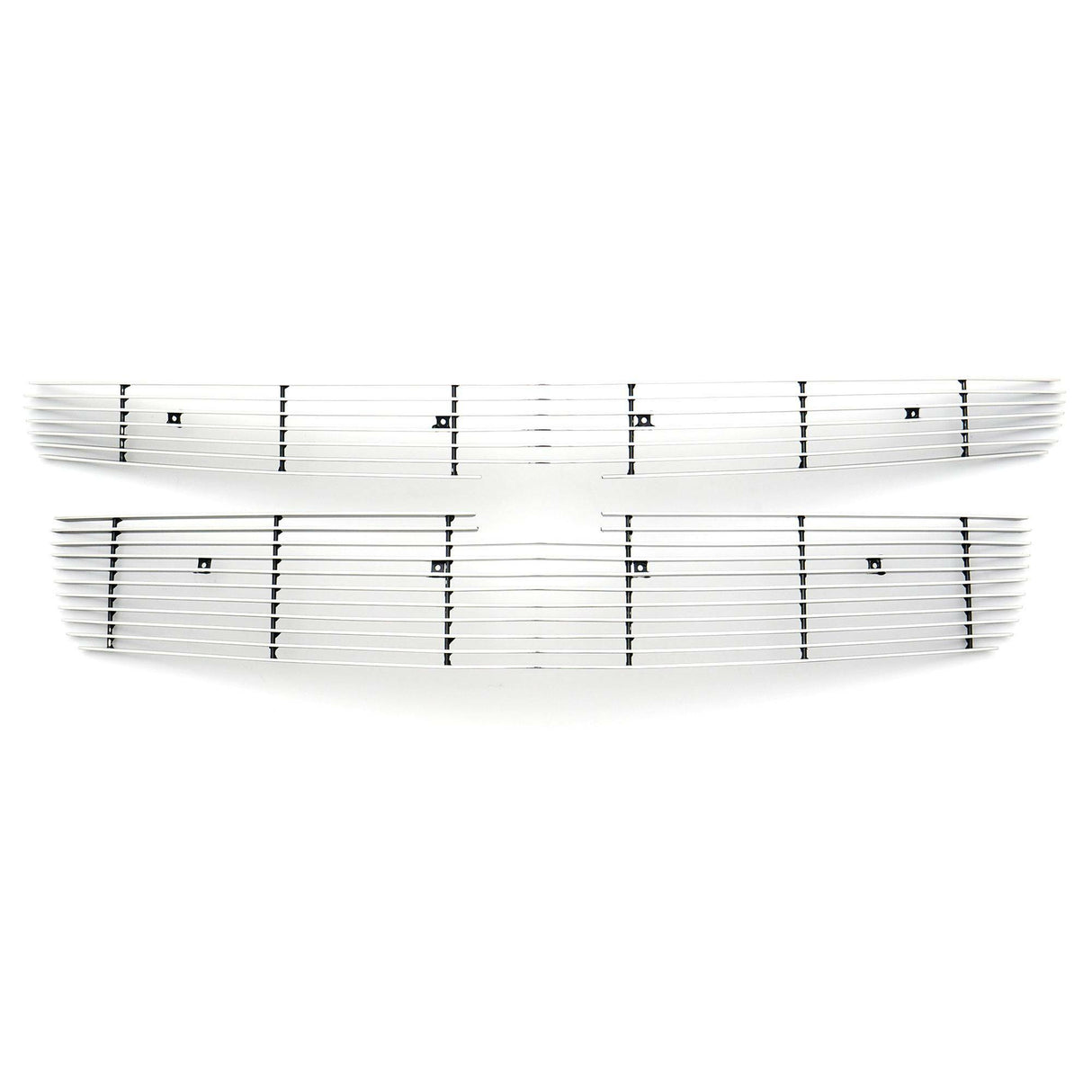 T-Rex Grilles - 2 Pc Horizontal Aluminum Billet Grille Overlay - 21055