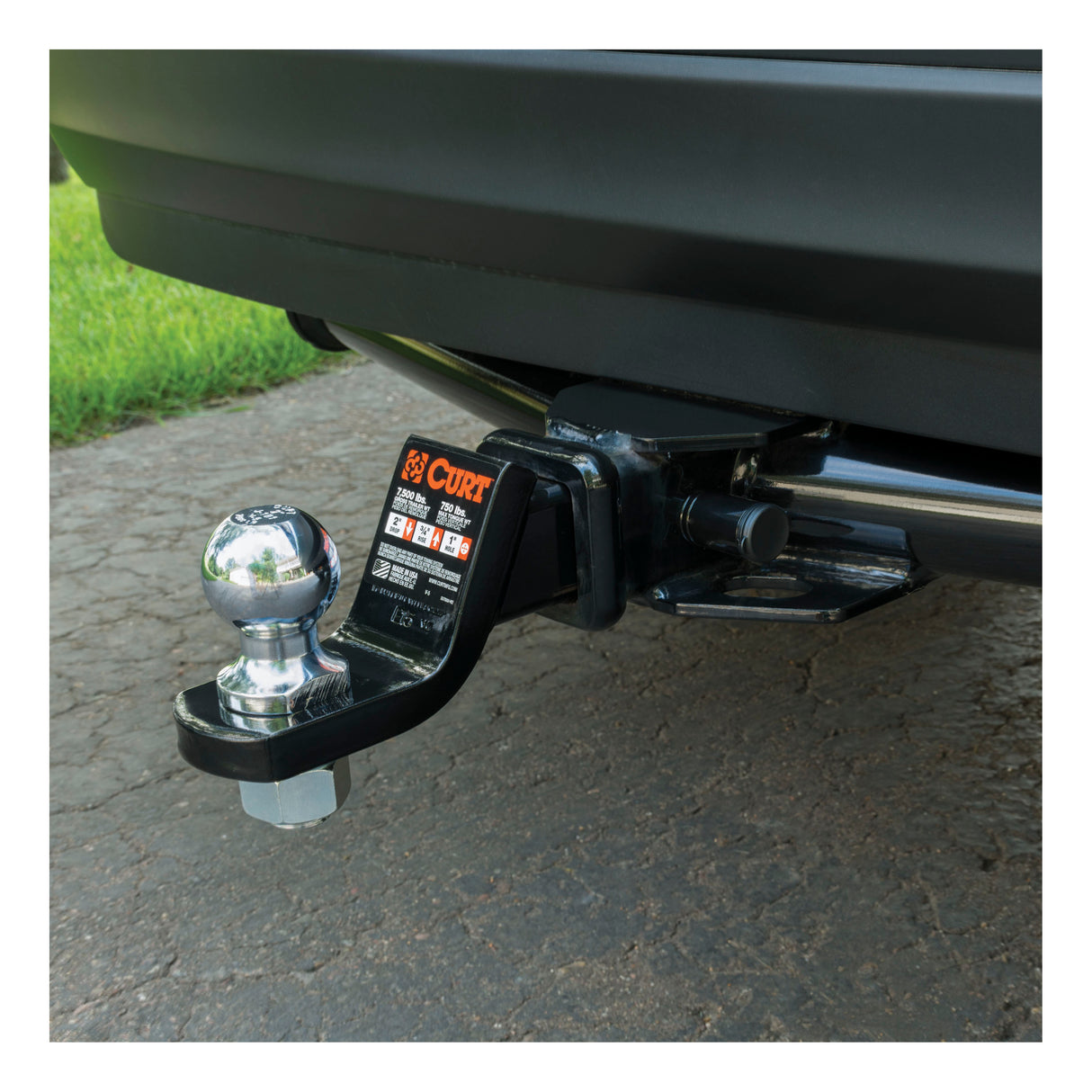 Curt - 5/8" Hitch Lock (2" Receiver, Barbell, Black) - 23518