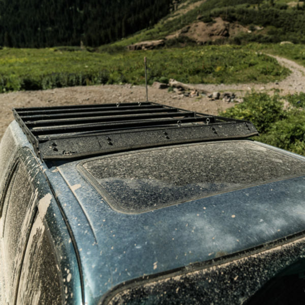 Prinsu - 3rd Gen Toyota 4Runner Prinsu 3/4 Roof Rack / Cutout for 40" Light Bars - 400-000-011-002