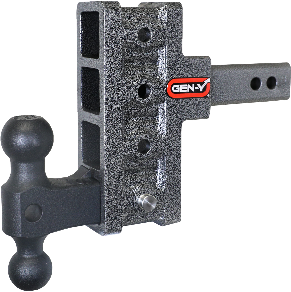 GEN-Y - Hitch GH-214 2" Shank 5" Offset Drop 2K TW 16K Hitch & GH-051 Versa-Ball - GH-214