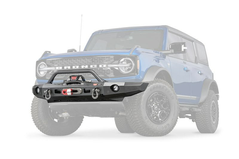 Warn - ELITE FRONT BUMPER BRONCO WITH GRILLE GUARD - 107856