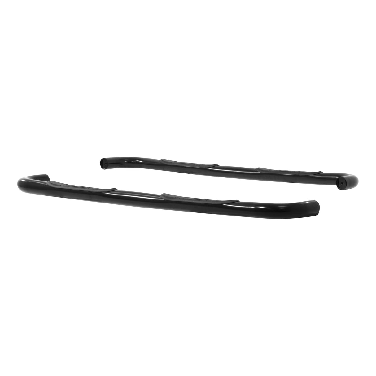 Aries - 3" Round Black Steel Side Bars, Select Chevrolet, GMC C, K - 204001