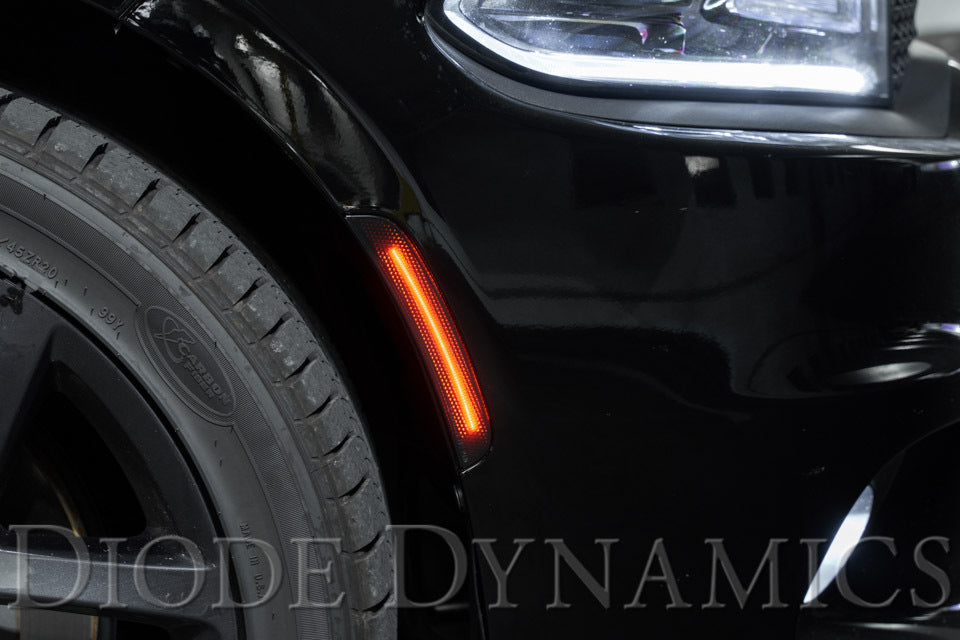 Diode Dynamics - LED Sidemarkers for 2015-2021 Dodge Charger, Clear (set) - DD5110