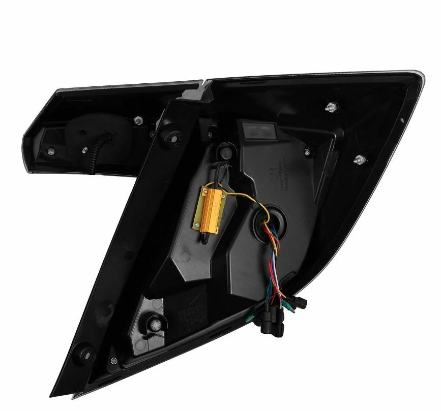 AlphaRex 676000 Prismatic LED Taillights Black Red