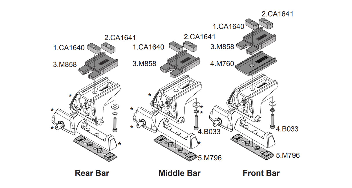 Rhino Rack - Rhino-Rack Backbone Pioneer Leg Height Spacer - PLHS4