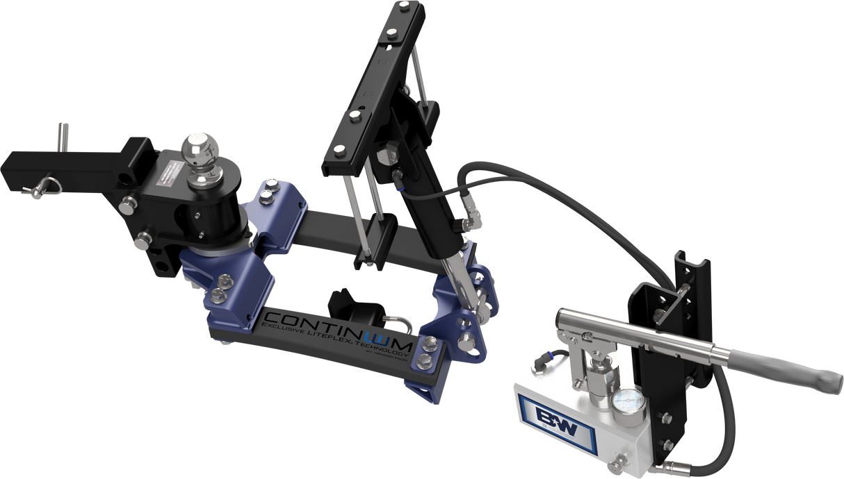 B&W Trailer Hitches WDHK4501 Weight Distribution Hitch Kit, 2" Shank for Underslung Trailer Couplers - WDHK4501