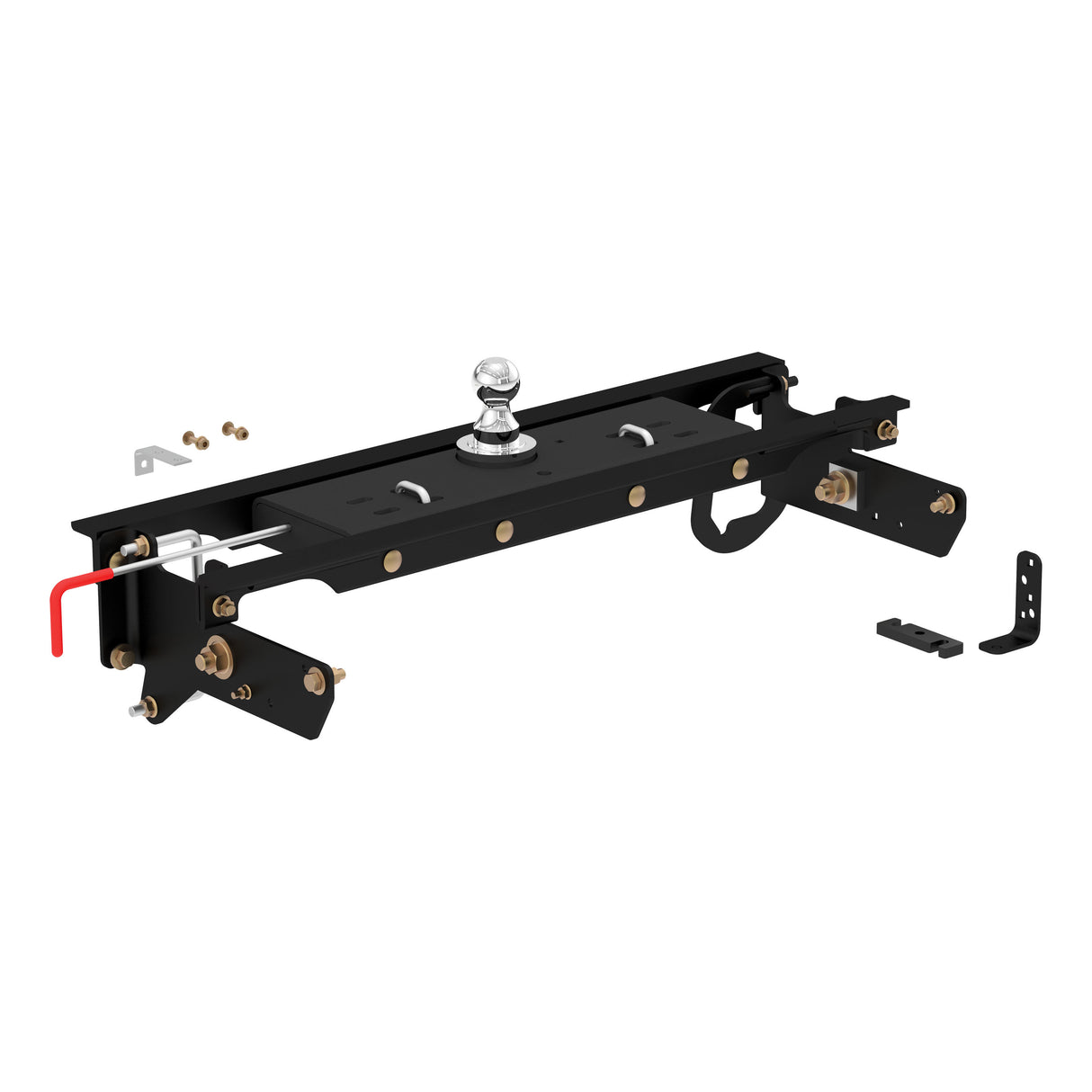 Curt - Double Lock Gooseneck Hitch Kit with Brackets, Select Ford F-250, F-350, F-450 - 60720