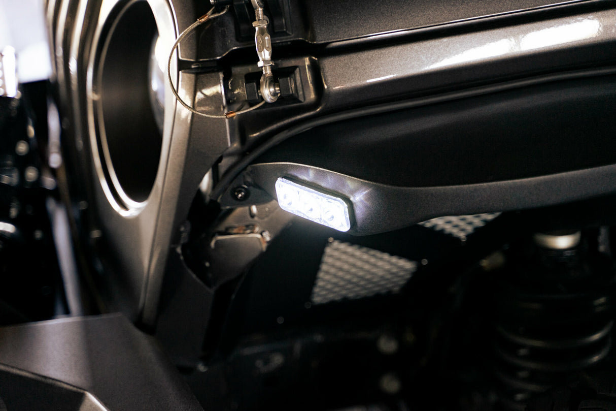 DV8 Offroad - Jeep Wrangler JL Slim Fender Flares - FDJL-07