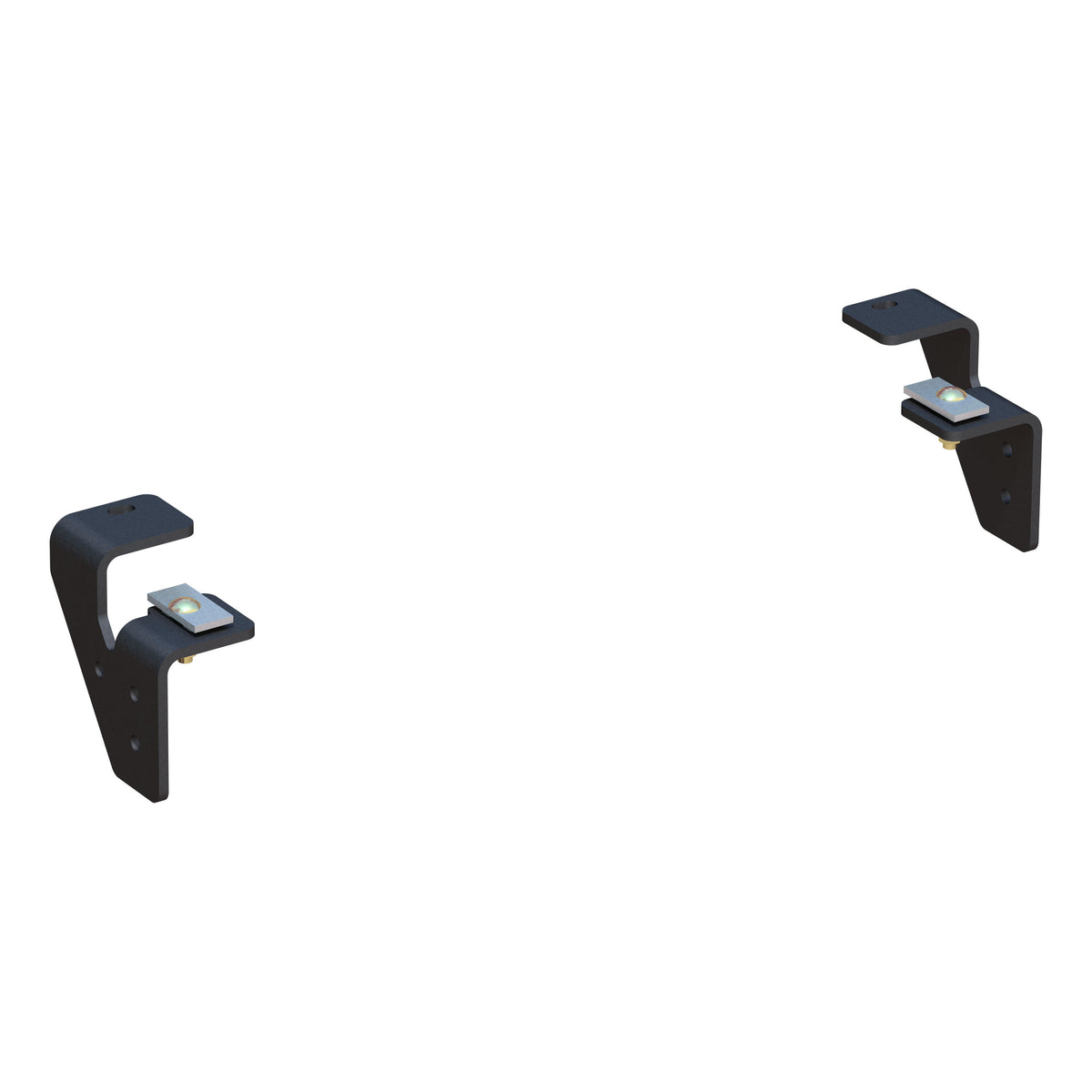 Curt - Semi-Custom 5th Wheel Brackets, Select Dodge Ram 2500, 3500 (No Cab Chassis) - 16301