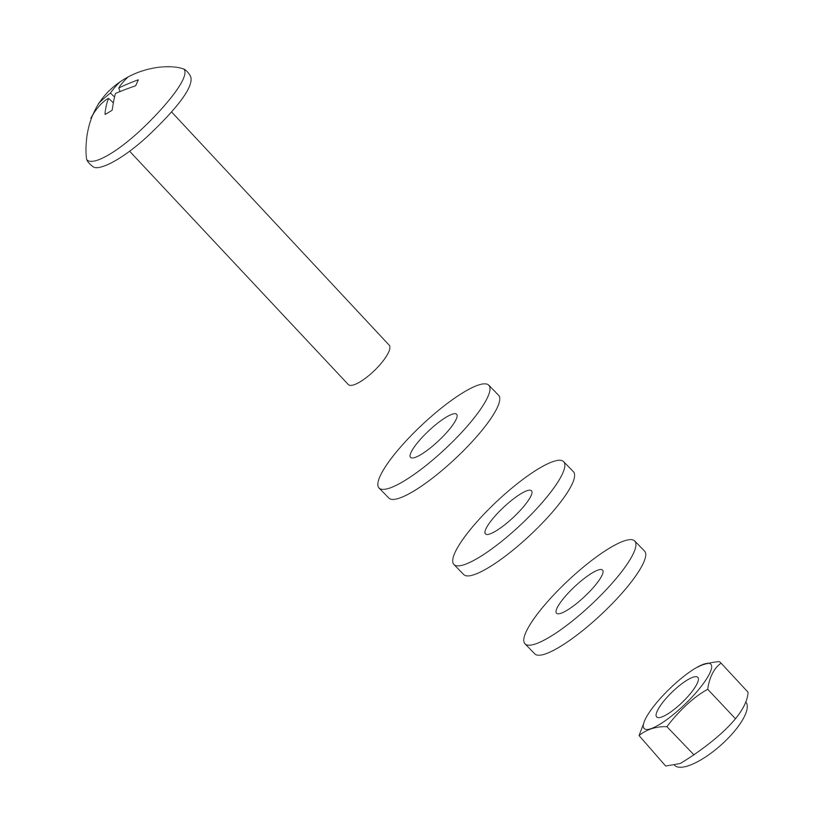 Thule - Spare Ski Kit Harness Hardware 02- - 1540105049