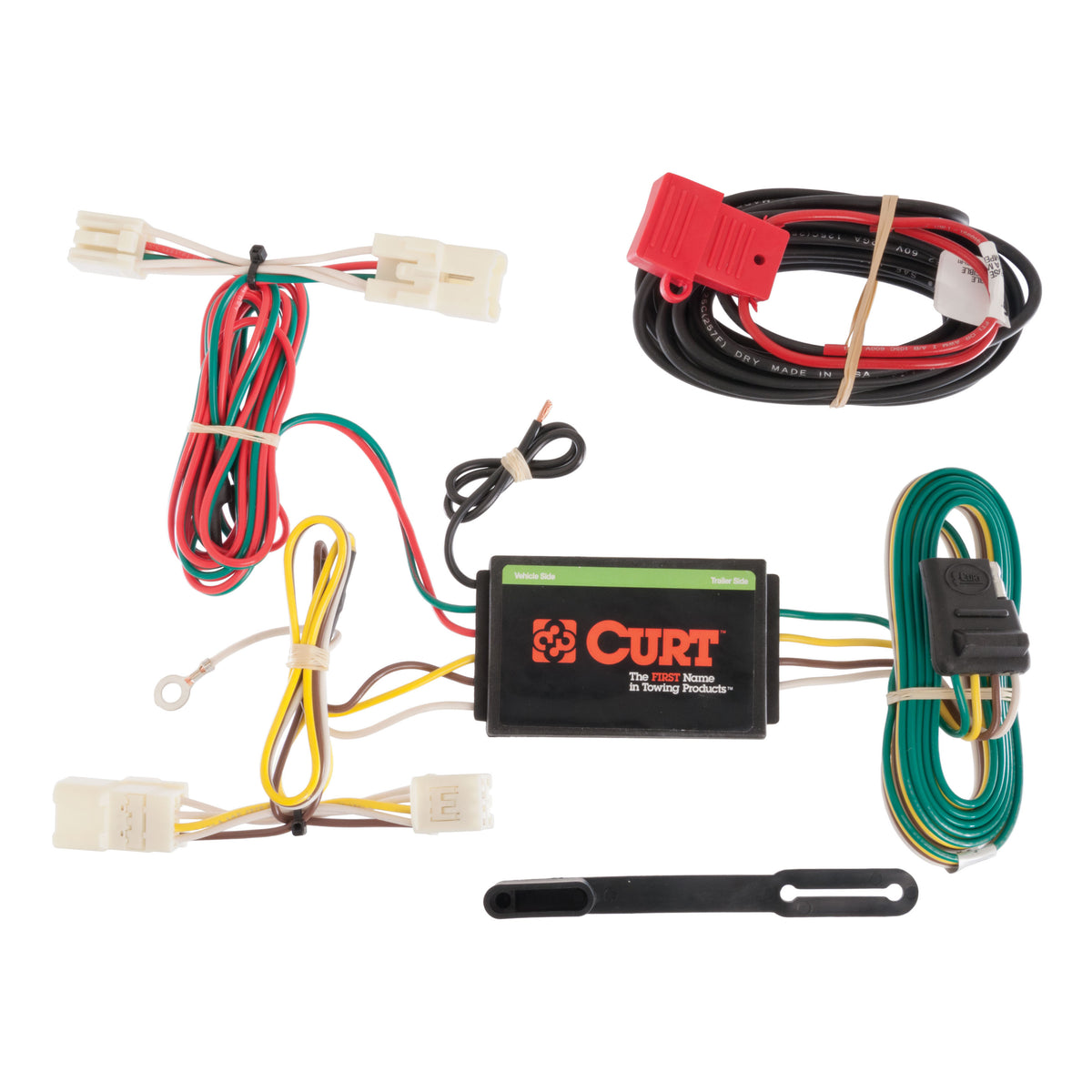 Curt - Custom Wiring Harness, 4-Way Flat Output, Select Toyota RAV4 - 56165
