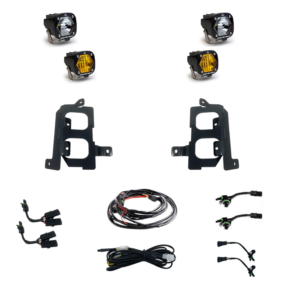 Baja Designs - 448084 - S1 Dual Fog Pocket Light Kit
