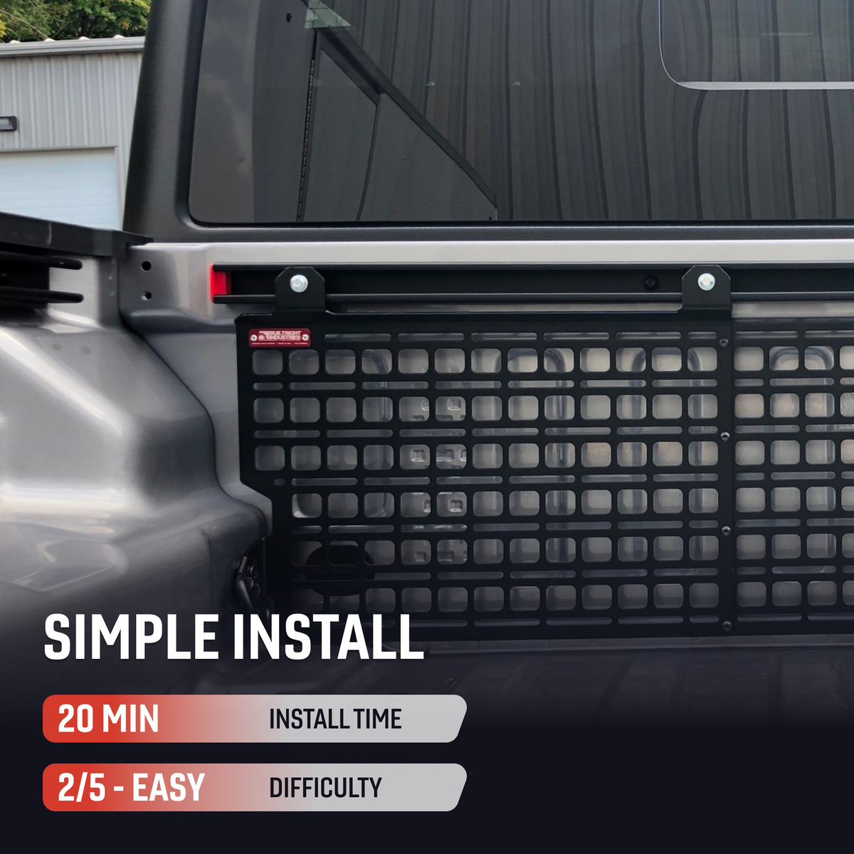 Utility Rail System | Jeep Gladiator (2020-2024)