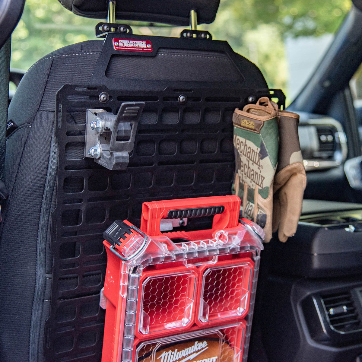 Seat Back Tech Plate MOLLE Kit - Ford F-150 & Raptor (2015-2026), SuperDuty (2017-2026), Ranger (2019-2026)