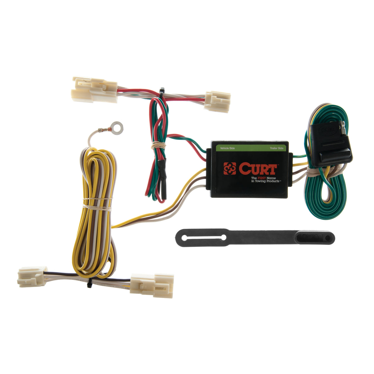 Curt - Custom Wiring Harness, 4-Way Flat Output, Select Toyota Camry - 55358