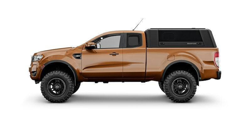 RSI SmartCap - Ranger Truck Bed Cap SmartCapEVO Sport Matte Black For 19-23 Ford Ranger Crew Cab 5 Foot Short Bed SmartCap - EV0303-MB