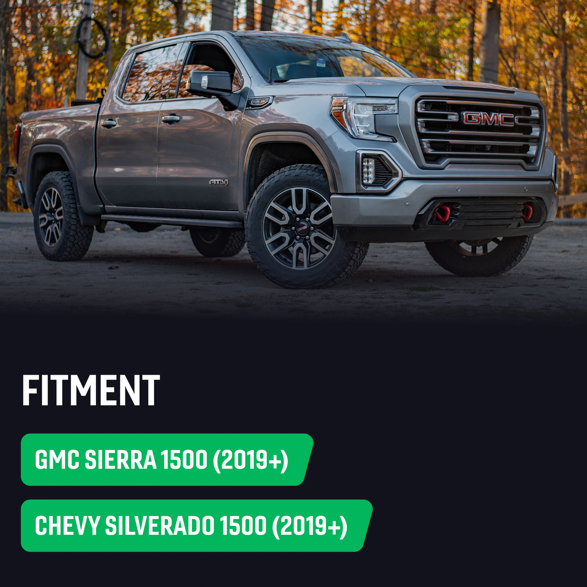 Perfect-Fit Stubby Antenna | Chevrolet Silverado 1500 (2019+), GMC Sierra 1500 (2019+)