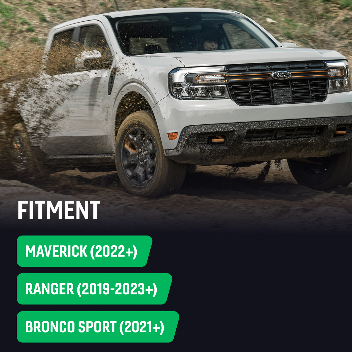Perfect-Fit Stubby Antenna | Ford Maverick (2022+), Ranger (2019-2026) and Bronco Sport (2021+)