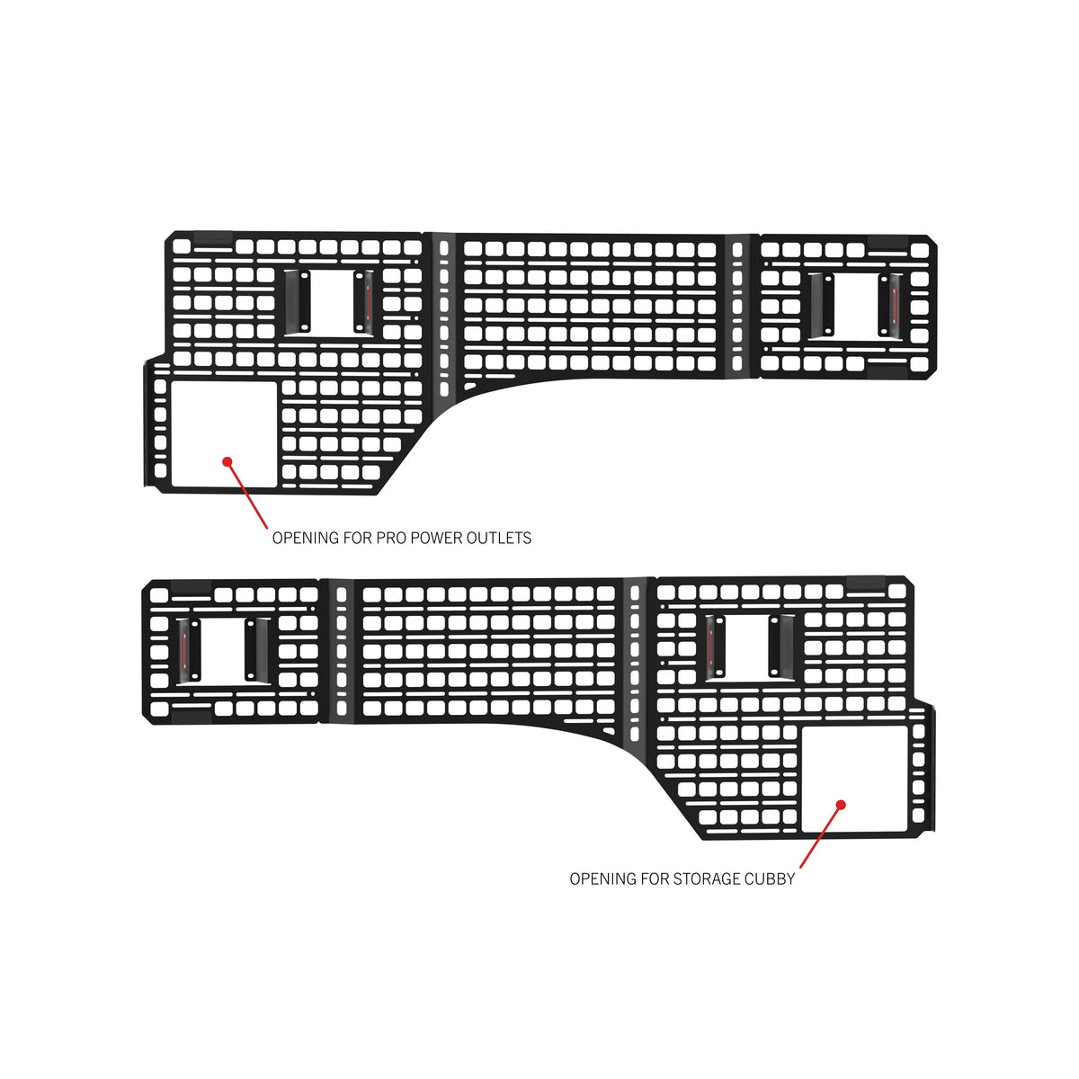 Bedside Rack MOLLE Panel System | Ford F-150, Raptor & Lightning (2015-2026)